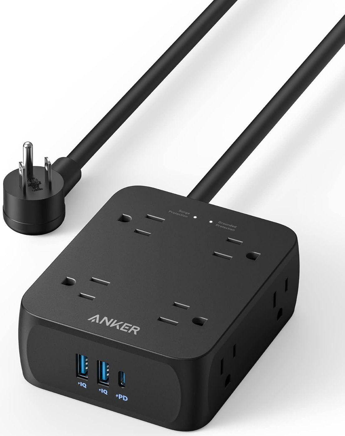 Anker 341 USB Power Strip 5ft | A9183 - Black