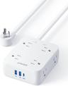Anker 341 USB Power Strip 5ft | A9183 - White - Very Good