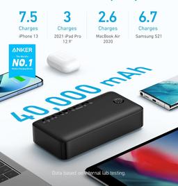Anker 347 Power Bank (PowerCore 40K) | A1377 - Black