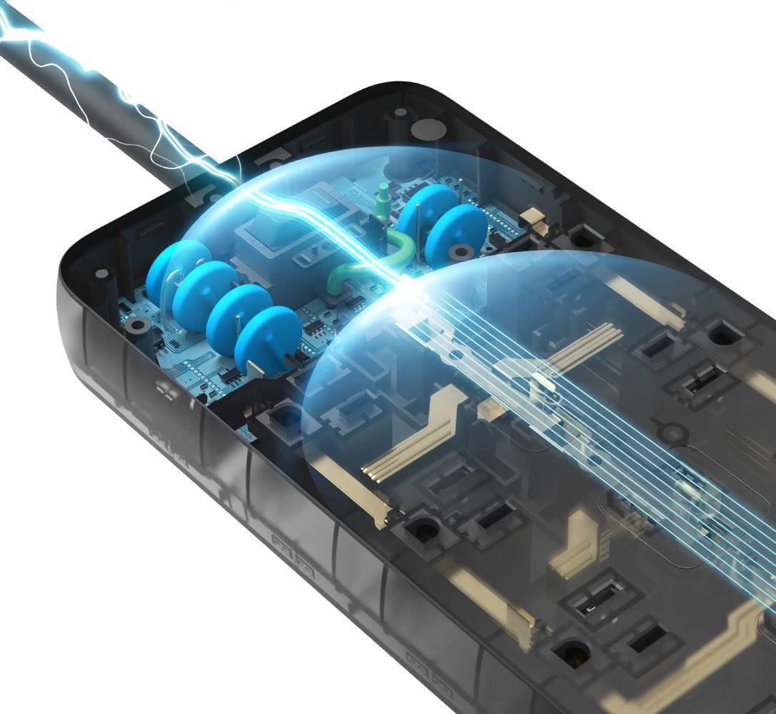 Anker 351 Power Strip 12 Outlets 5ft 2-Pack | A9192 - Black