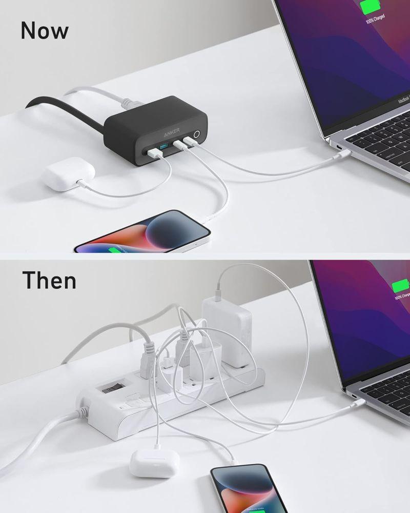 Anker 525 Charging Station | A91C0 - Phantom Black