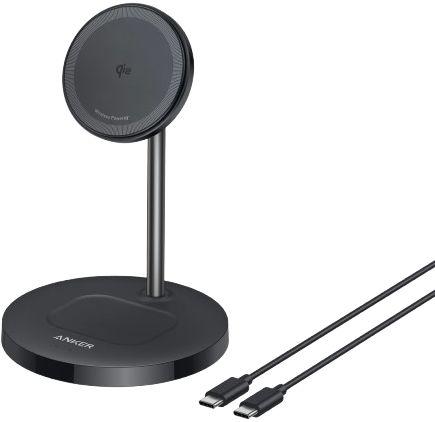 Anker  A2544 2-in-1 MagGo Wireless Stand Charger - Black - Excellent