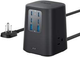 Anker Charging Station 9-in-1 (100W) 5ft | A91C6 - Black Stone