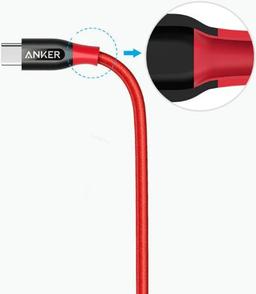 Anker PowerLine+ USB-C To USB-C 2.0 Cable (6ft / 1.8m) - Red