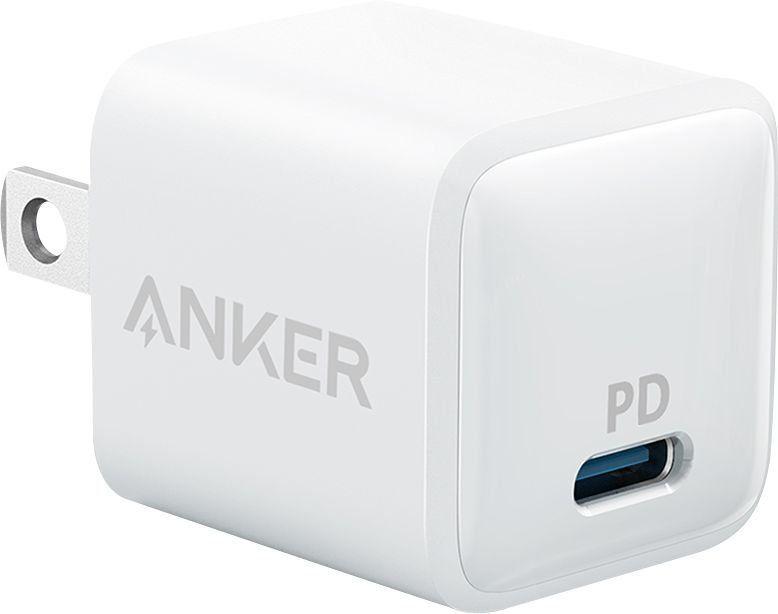 Anker  Powerport PD Nano 20W USB-C Fast Wall Charger - White - Premium