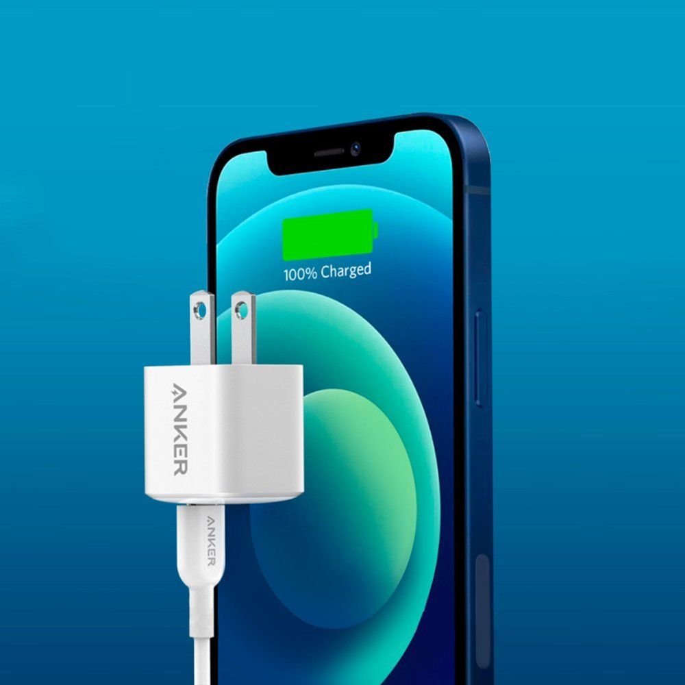 Anker Powerport PD Nano 20W USB-C Fast Wall Charger - White