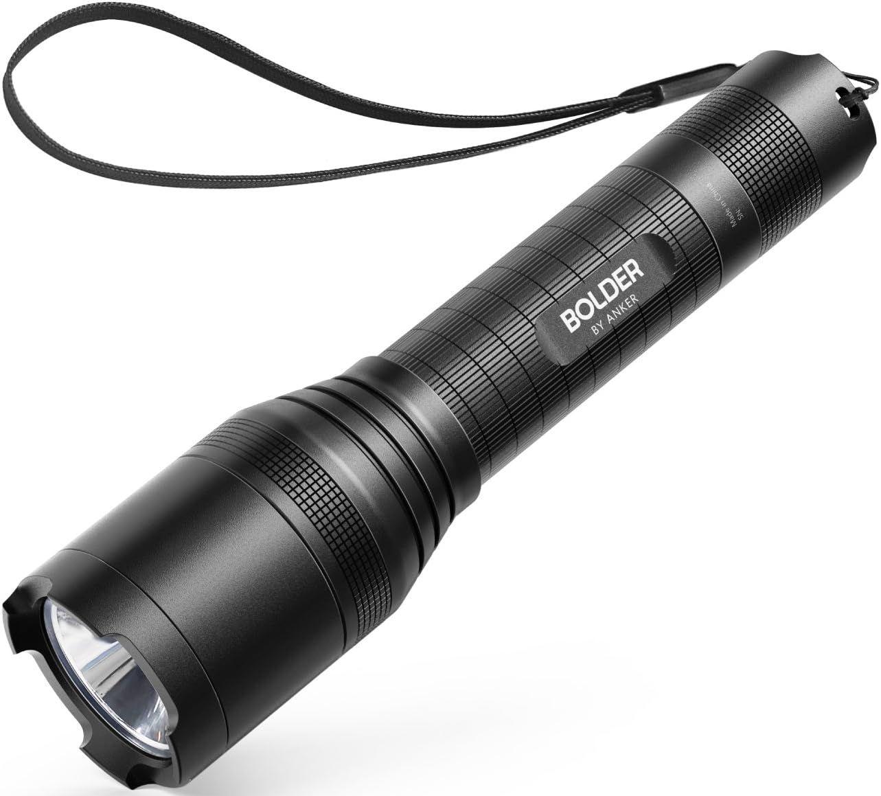 Anker  Rechargeable Bolder LC90 LED Flashlight - Black - Excellent