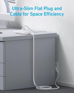 Anker USB Power Strip 10-in-1 (20W) 5ft | A91F2 - White