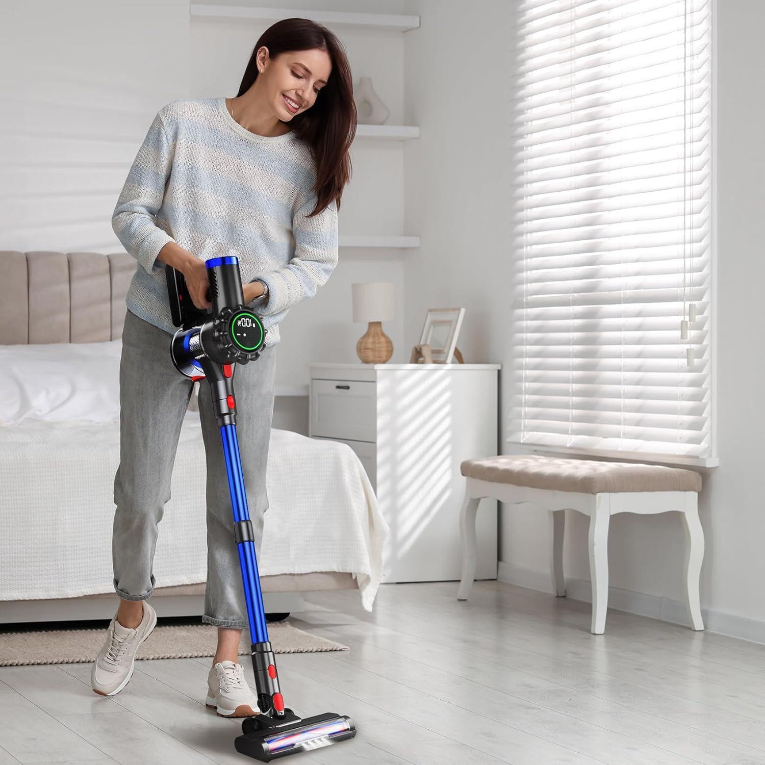ANOKUNMP ZW001 Cordless Stick Vacuum Cleaner - Gray