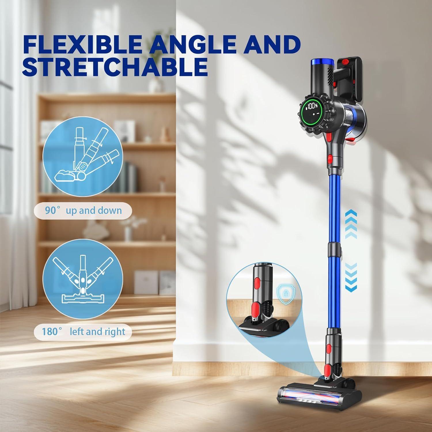 ANOKUNMP ZW001 Cordless Stick Vacuum Cleaner - Gray