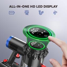 ANOKUNMP ZW001 Cordless Stick Vacuum Cleaner - Gray