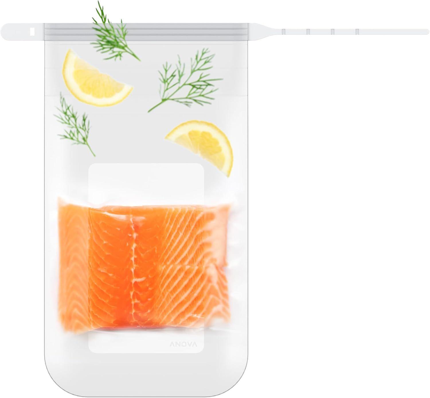 Anova  Precision Reusable Silicone Clear Bag (Large) - Clear - Premium