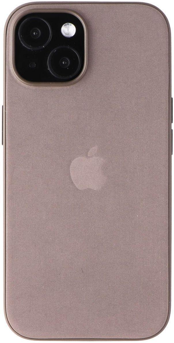 Apple  FineWoven Phone Case for MagSafe for iPhone 15 - Taupe - Acceptable