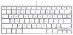 Apple Genuine Ultra Thin Wired Keyboard - Excellent - White