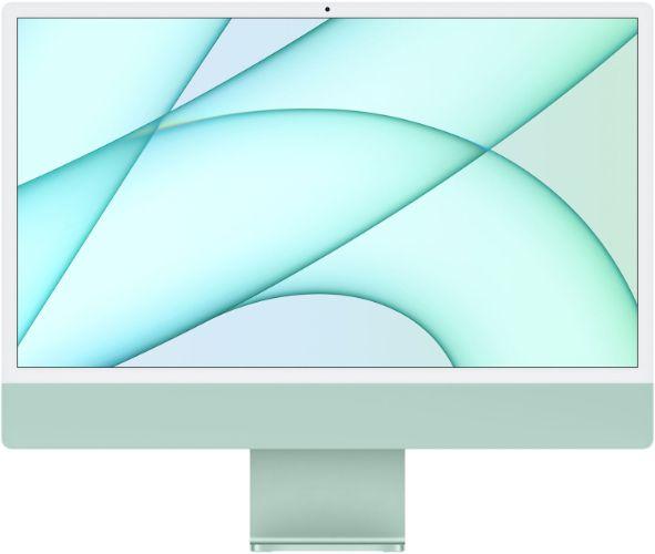Apple  iMac 2021 M1 (Four ports) 24" - Apple M1 chip: 8-core CPU/8-Core GPU - 2TB - Green - 16GB RAM - 24 Inch - Excellent