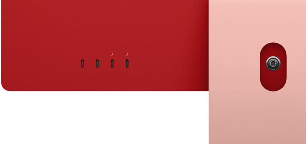 Apple iMac 2021 M1 (Four ports) 24" - Apple M1 chip: 8-core CPU/8-Core GPU - 256GB - Pink - 8GB RAM - 24 Inch