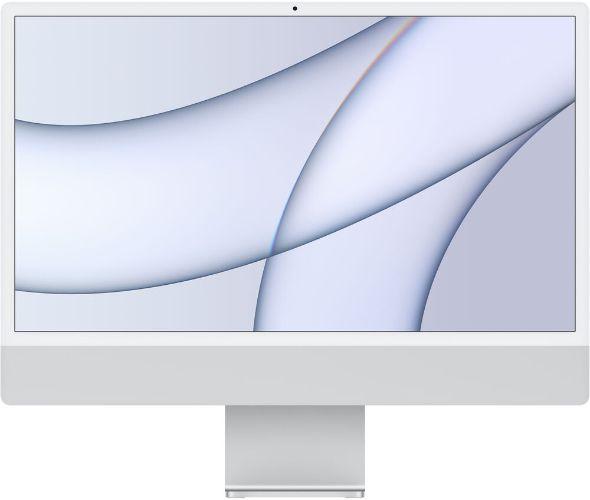Apple  iMac 2021 M1 (Four ports) 24" - Apple M1 chip 8-core CPU - 256GB - Silver - 8GB RAM - 24 Inch - Excellent