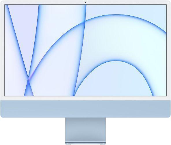Apple  iMac 2021 M1 (Two ports) 24" - Apple M1 chip 8-core CPU - 256GB - Blue - 8GB RAM - 24 Inch - Excellent