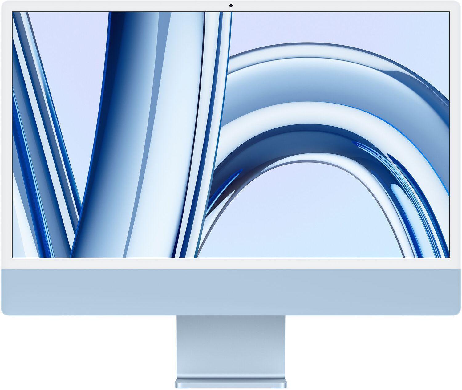 Apple iMac 2023 (Four ports) 24" - Apple M3 Chip: 8-Core CPU/10-Core GPU - 1TB - Blue - 16GB RAM - 24 Inch