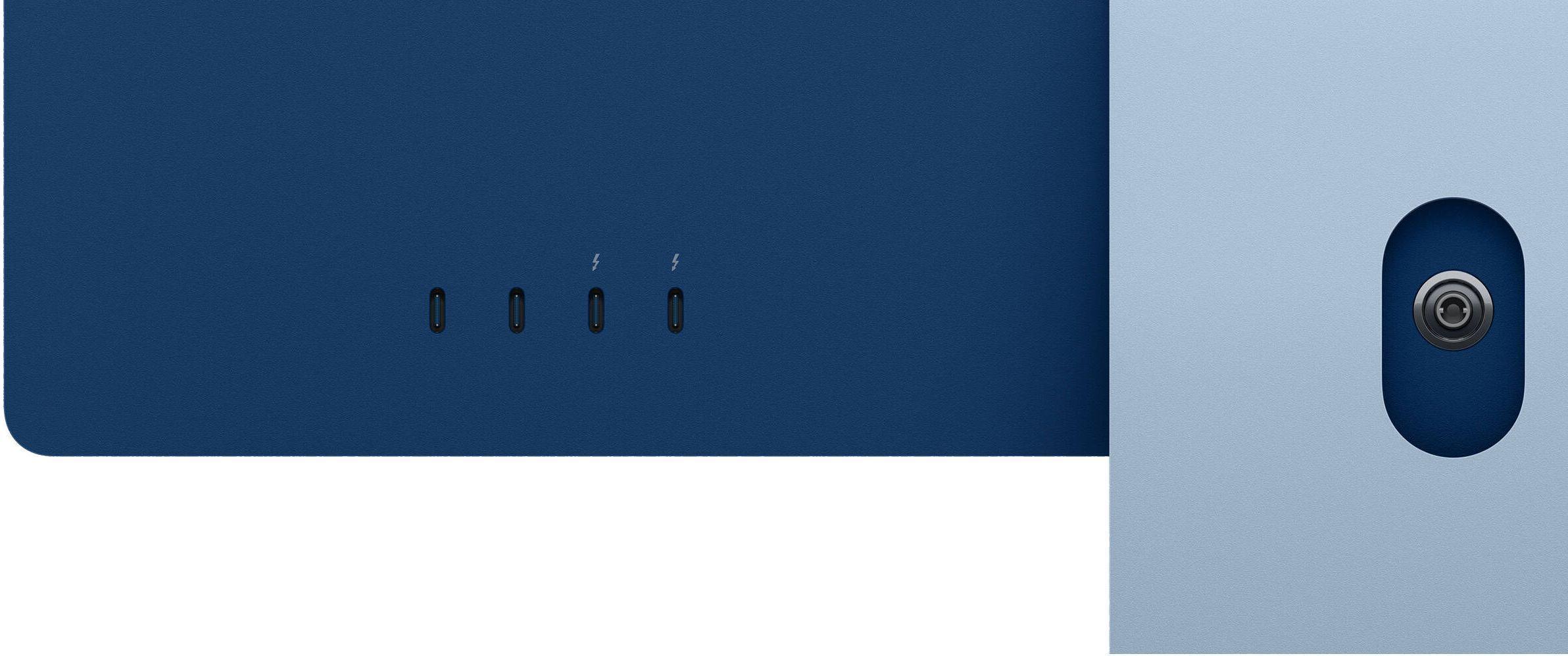 Apple iMac 2023 (Four ports) 24" - Apple M3 Chip: 8-Core CPU/10-Core GPU - 1TB - Blue - 16GB RAM - 24 Inch