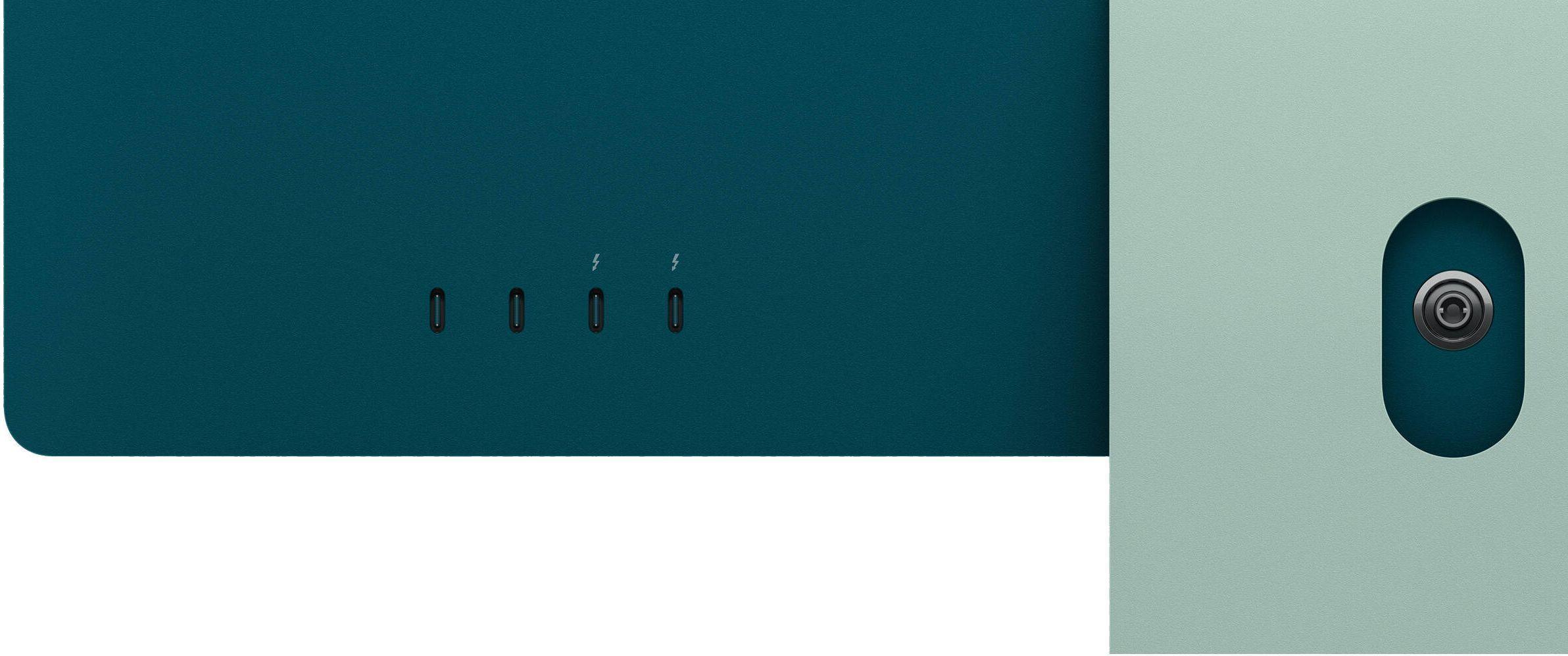 Apple iMac 2023 (Four ports) 24" - Apple M3 Chip: 8-Core CPU/10-Core GPU - 256GB - Green - 8GB RAM - 24 Inch