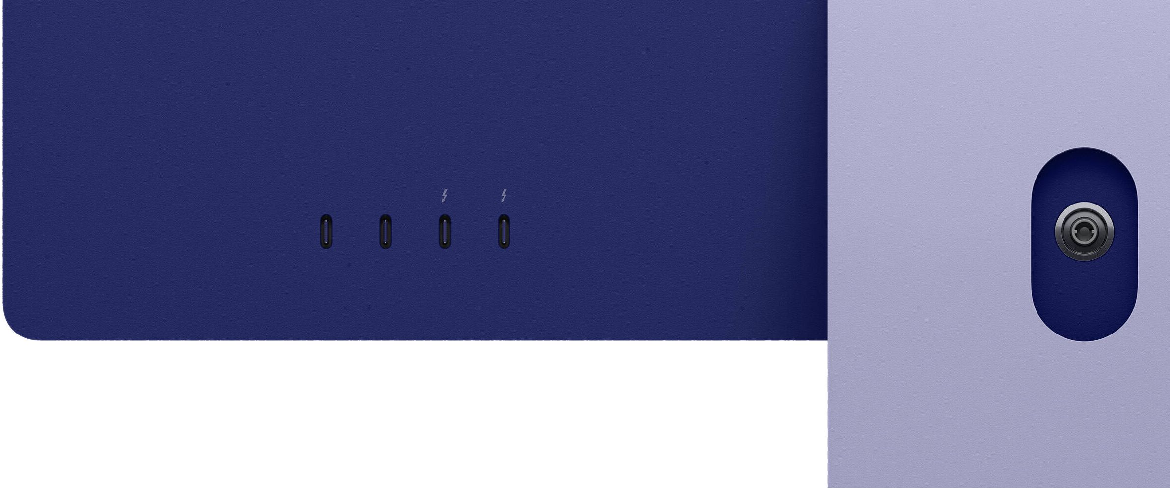 Apple iMac 2023 (Four ports) 24" - Apple M3 Chip: 8-Core CPU/10-Core GPU - 1TB - Purple - 16GB RAM - 24 Inch