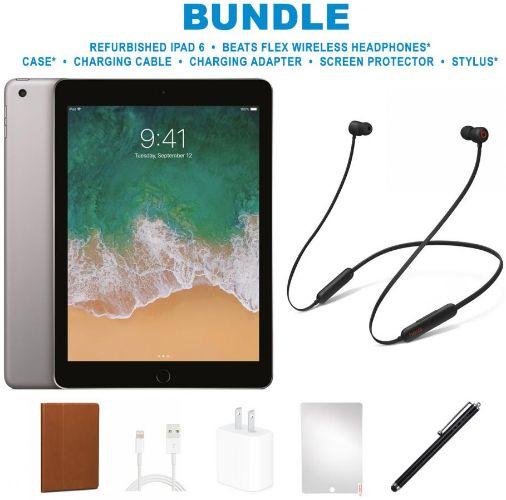 iPad 6 (2018) Beats Flex BUNDLE SET in Space Grey in Excellent condition