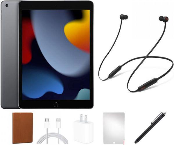 Apple  iPad 9 (2021) Beats Flex BUNDLE SET - 64GB - Space Grey - WiFi - 10.2 Inch - Excellent