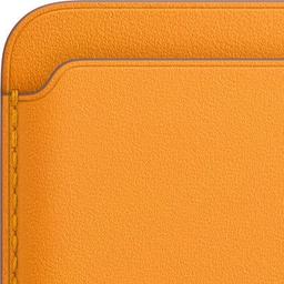 Apple iPhone Leather Wallet with MagSafe - California Poppy