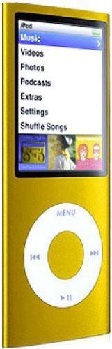 Apple iPod Nano 4th Gen - 8GB - Yellow