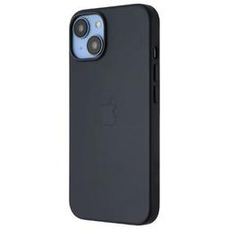 Apple Leather Case with MagSafe for iPhone 14 - Midnight