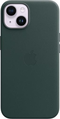 Apple Leather Case with MagSafe for iPhone 14 Plus - Forest Green