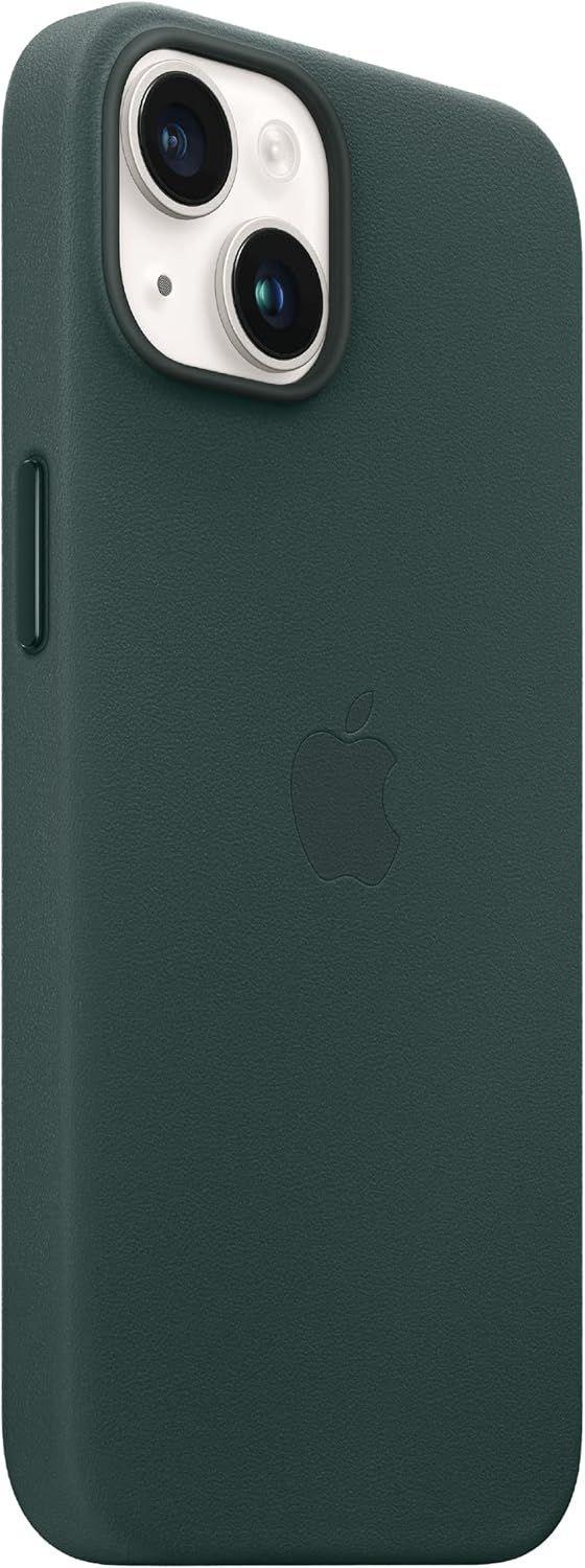 Apple Leather Case with MagSafe for iPhone 14 Plus - Forest Green