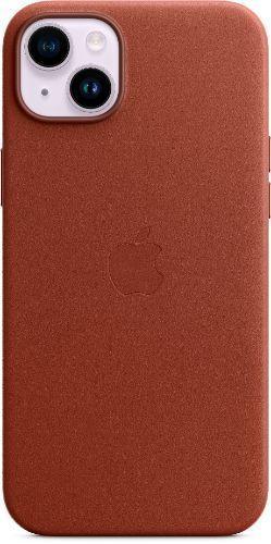 Apple Leather Case with MagSafe for iPhone 14 Plus - Umber