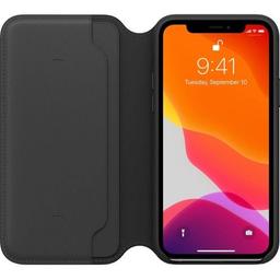 Apple Leather Folio Case for iPhone 11 Pro - Black