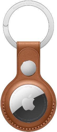 Apple  Leather Key Ring Case For AirTag - Saddle Brown - Acceptable