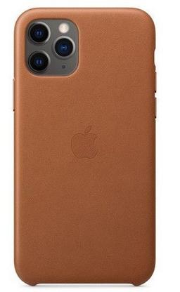 Apple Leather Phone Case for iPhone 11 Pro - Saddle Brown