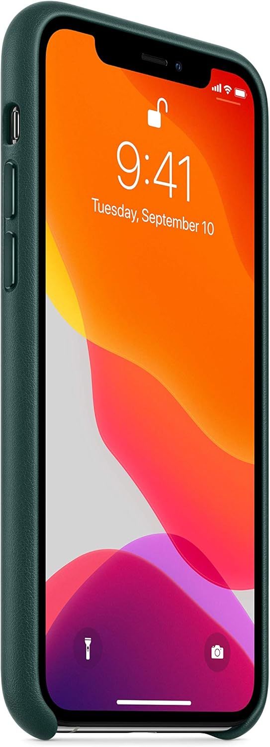 Apple Leather Phone Case for iPhone 11 Pro - Forest Green