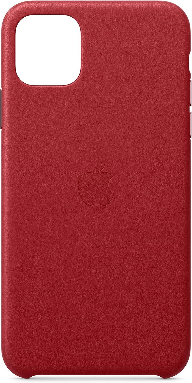 Apple Leather Phone Case for iPhone 11 Pro Max - Red
