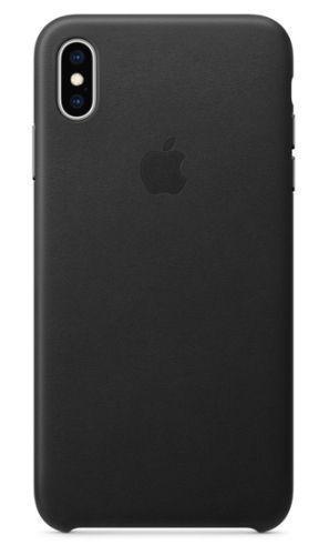 Apple  Leather Phone Case for iPhone XS Max - Black - Brand New