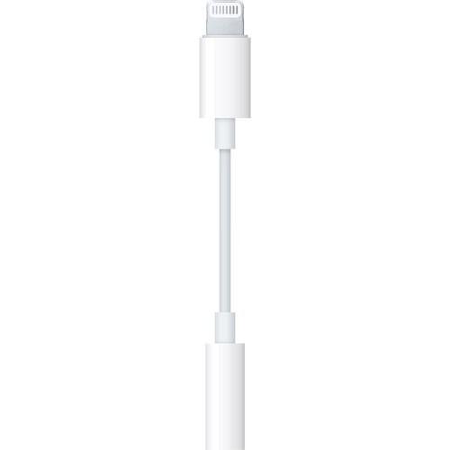 Apple  Lightning to 3.5 mm Headphone Jack Adapter - White - Excellent