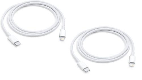 Apple Lightning to USB-C Cable 1m (2 pack)