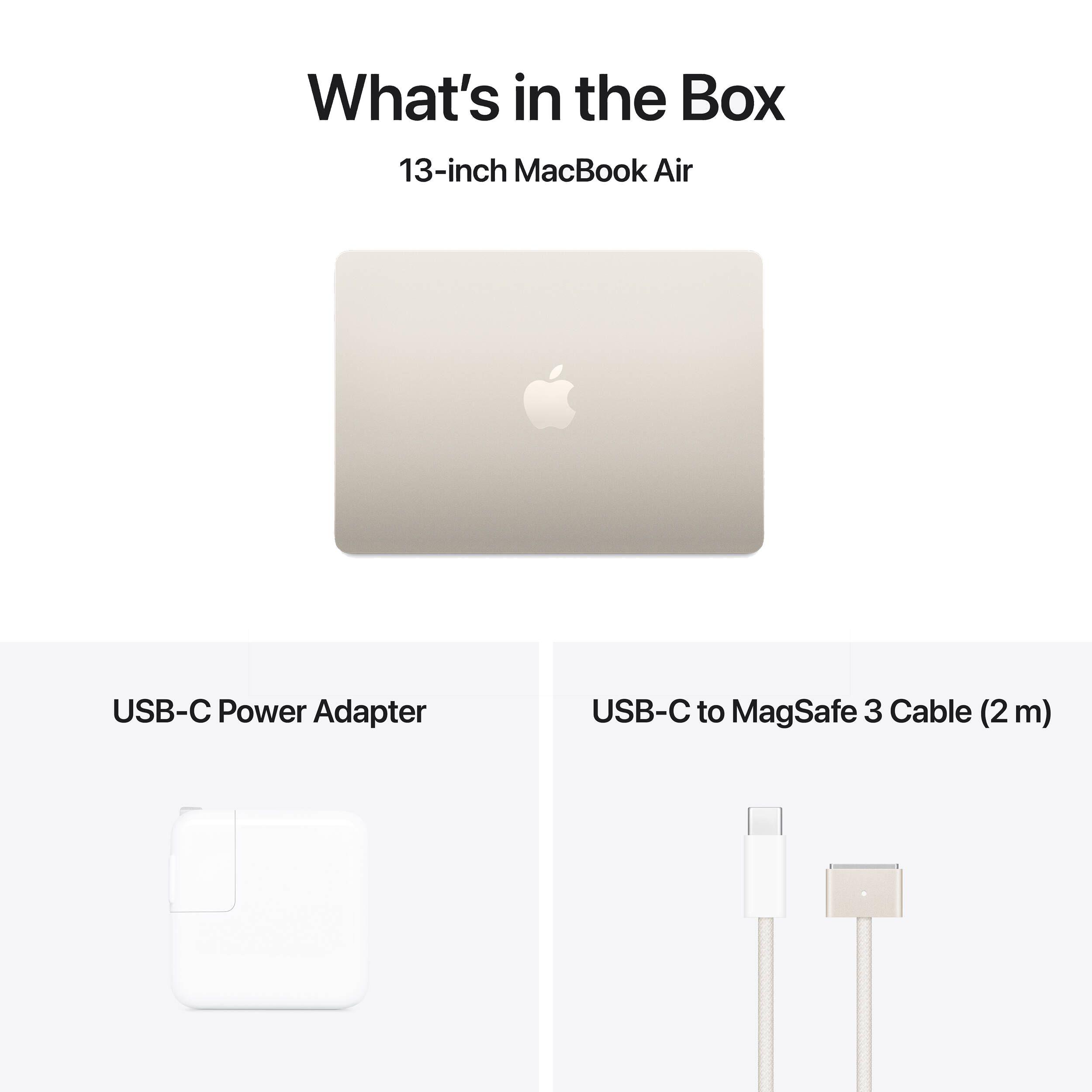 MacBook Air (2025) 13.6-inch - Apple M4 Chip: 10-Core CPU/10-Core GPU - 16GB RAM - SSD 512GB