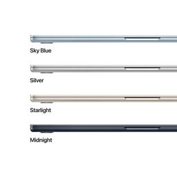 MacBook Air (2026) 15.3-inch - Silver - Apple M5 chip: 10‑core CPU/10-core GPU - 16GB RAM - 512GB