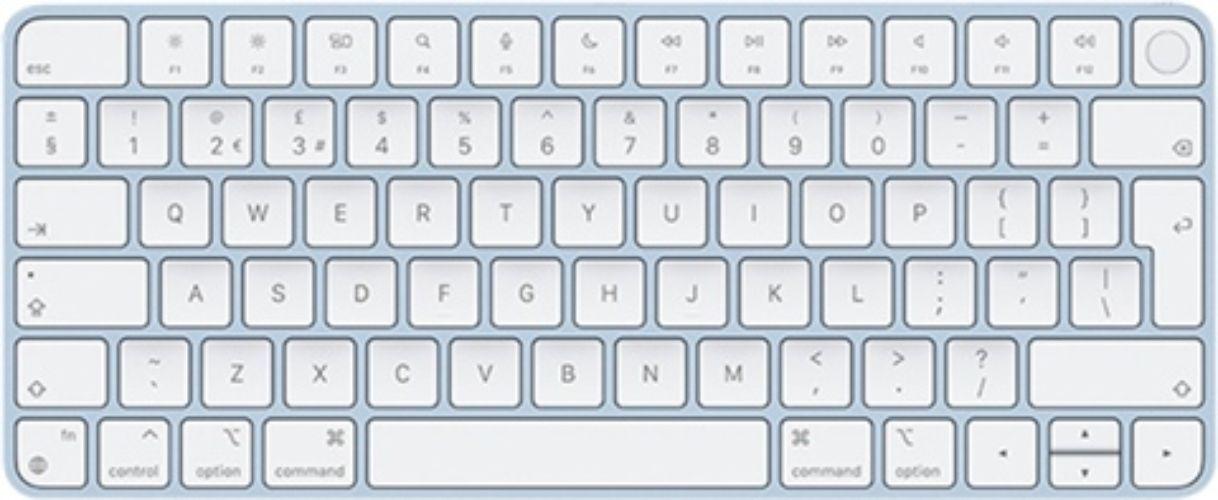 Apple  Magic Keyboard with Touch ID for Mac Models - Blue - Excellent