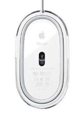 Apple Pro M5769 USB Wired Mouse - White/Clear