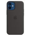Apple Silicone Case with MagSafe for iPhone 12 mini - Black