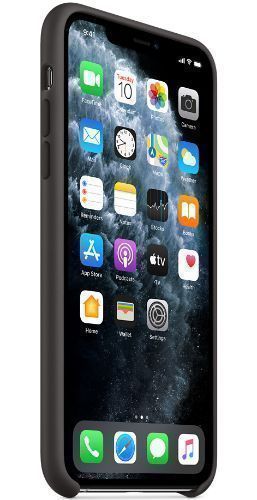 Apple Silicone Phone Case for iPhone 11 Pro Max - Black