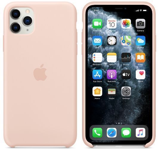 Apple Silicone Phone Case for iPhone 11 Pro Max - Pink Sand