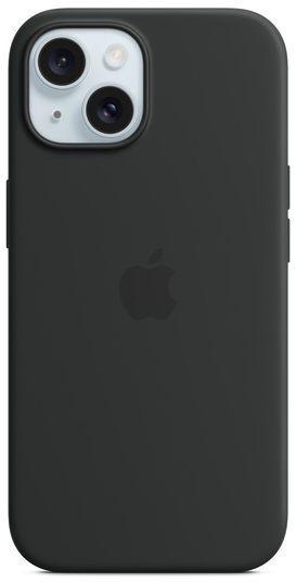Apple  Silicone Phone Case with MagSafe for iPhone 15  - Black - Acceptable